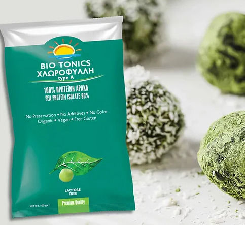 Bio Tonics Pea Protein Isolate Χωρίς Γλουτένη & Λακτόζη 100gr