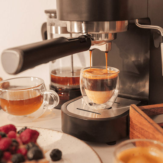 Cecotec Cafelizzia Fast Pro Μηχανή Espresso 1350W Πίεσης 20bar Μαύρη