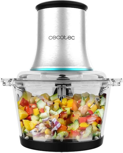 Cecotec ChopBeat 2000 Vindaloo Glass Мултифункционална Машина 500W с Капацитет 500ml Inox