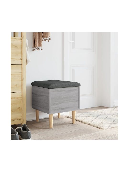 Hocker Für das Wohnzimmer Mit Stauraum Hölzernes Gray 42x42x46cm