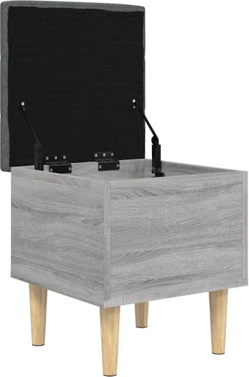 Hocker Für das Wohnzimmer Mit Stauraum Hölzernes Gray 42x42x46cm