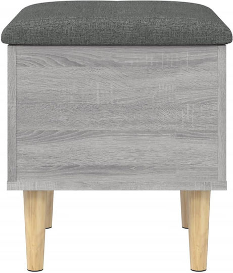 Hocker Für das Wohnzimmer Mit Stauraum Hölzernes Gray 42x42x46cm