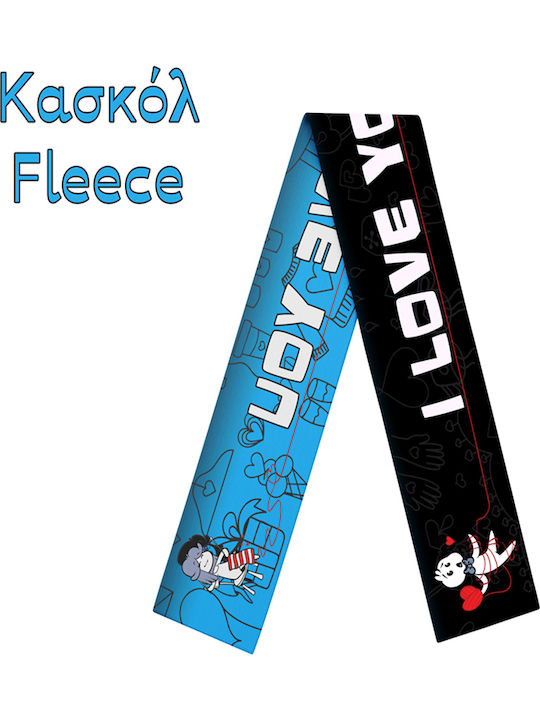 Love Spell Ανδρικό Κασκόλ Fleece Γαλάζιο