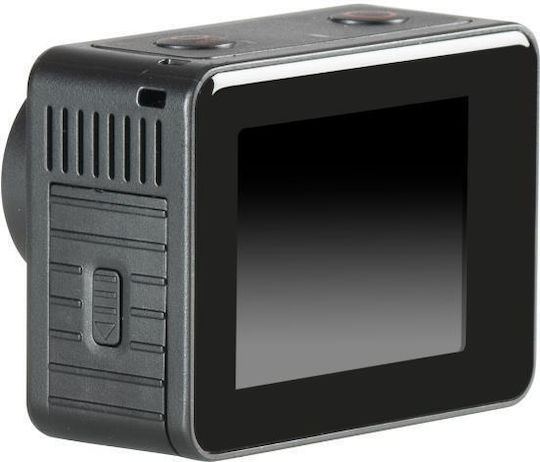 Nilox Action Cam 4K Dive 128GB Action Camera 4K Ultra HD Underwater with Touch Screen 2" and Wi-Fi Black