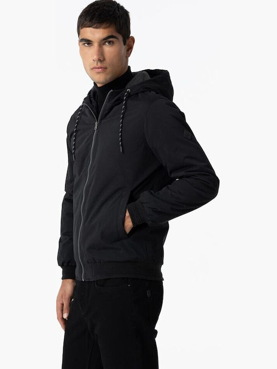 Tiffosi Herren Winter Jacke Lässig Black