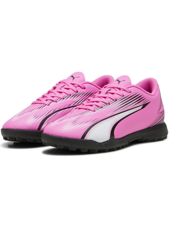 Puma Papuci de fotbal pentru copii Ultra Play cu grătar Fuchsia