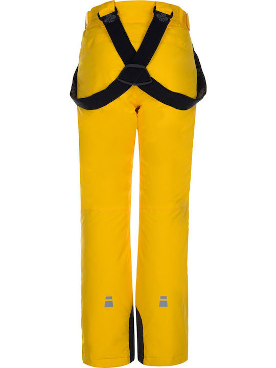 Kilpi Elare-jg LJ0007KI Kids Dungarees for Ski & Snowboard Yellow