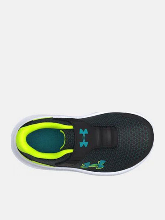 Surge 4 Kids Sports Shoes Running with Hoop & Loop Closure Black