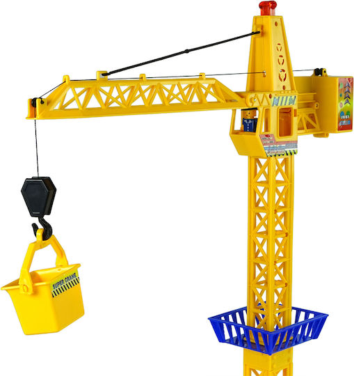 Lean Toys Remote Controlled Crane Remote Controlled Construction Vehicle Yellow