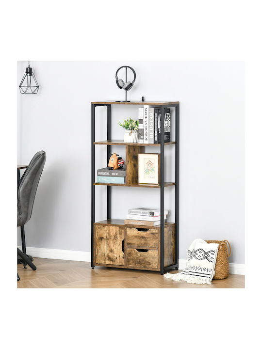 Βιβλιοθήκη Καφέ 58x24x122εκ.