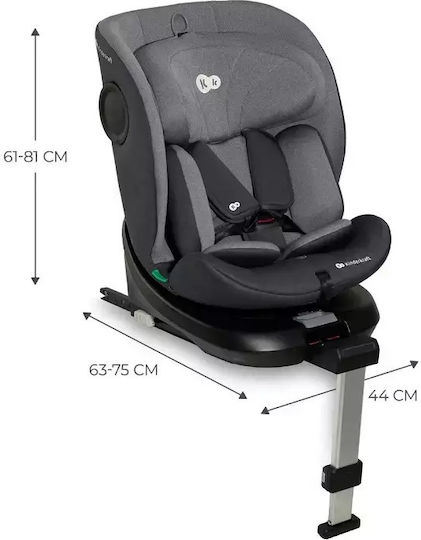 Kinderkraft i-360 Baby Car Seat i-Size with Isofix Grey 0-36 kg