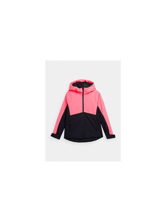 4F Kids Casual Jacket with Hood Pink