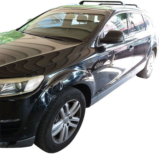 Nordrive Μπάρες Οροφής Μεταλλικές για Audi Q7 2006-2009 & 2009-2015 (Σετ με πόδια) Ασημί
