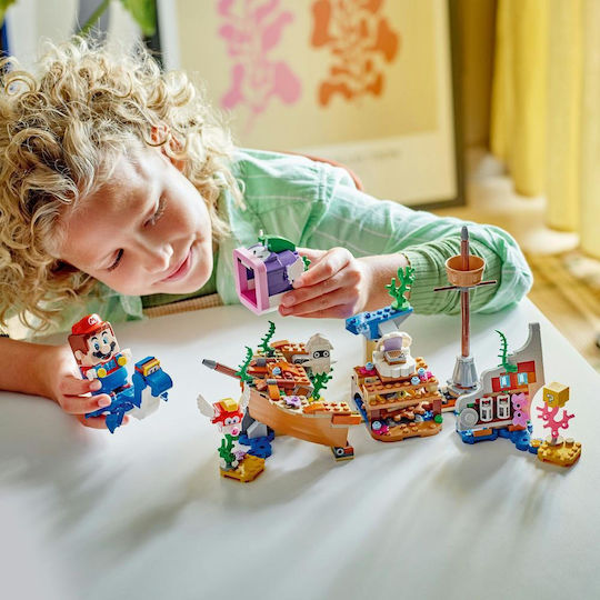 LEGO Super Mario Dorrie's Versunkene Schiffswrack Abenteuer Erweiterungsset für 7+ Jahre 500 Stück