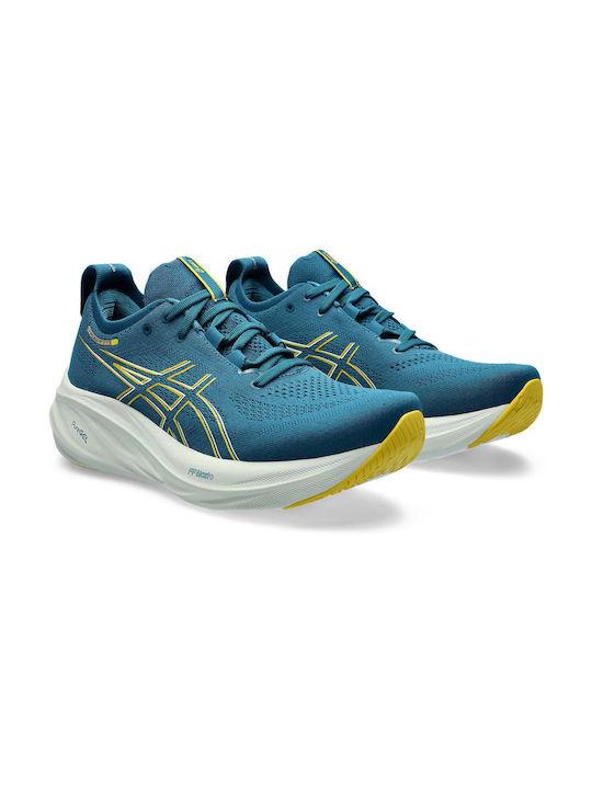 Gel-Nimbus 26 Sport Shoes Running Evening Teal / Light Mustard