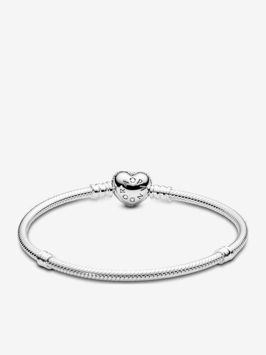 Pandora Brățară Pentru Femei Cu Design Inima Din Argint 20cm