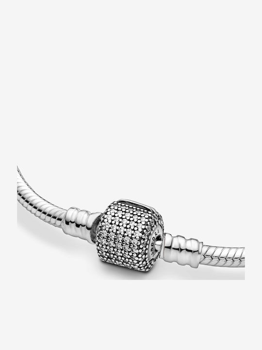 Pandora Дамска Гривна Верига от Сребро с Зиркон 19см