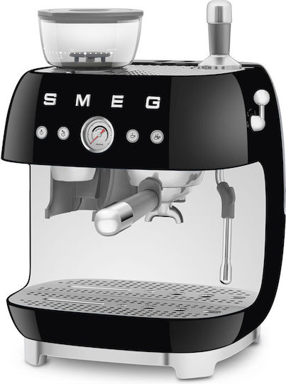 Smeg Automat de Espresso 1650W Presiune 15bar Neagră EGF03BLEU