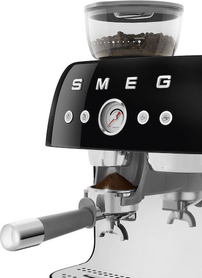 Smeg Automat de Espresso 1650W Presiune 15bar Neagră EGF03BLEU