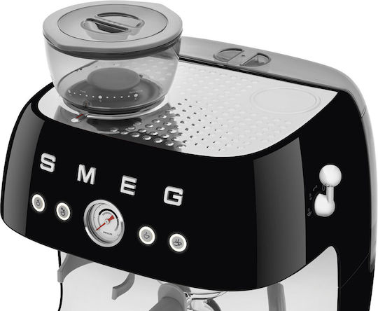 Smeg Automat de Espresso 1650W Presiune 15bar Neagră EGF03BLEU