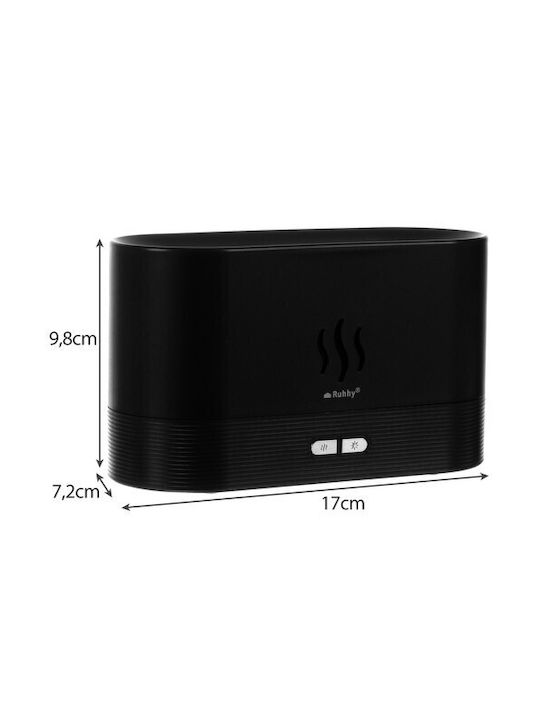 Ruhhy Lumini LED Dispozitiv de aromaterapie Negru 180ml