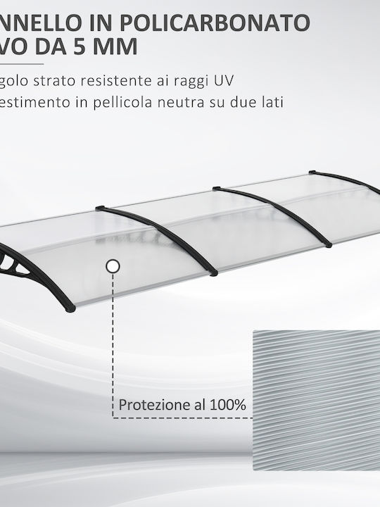 Outsunny Polycarbonate Capony Roof P303xL96cm