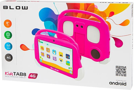 Blow KidsTAB8 4G 8" Tablet (4GB/64GB) Ροζ