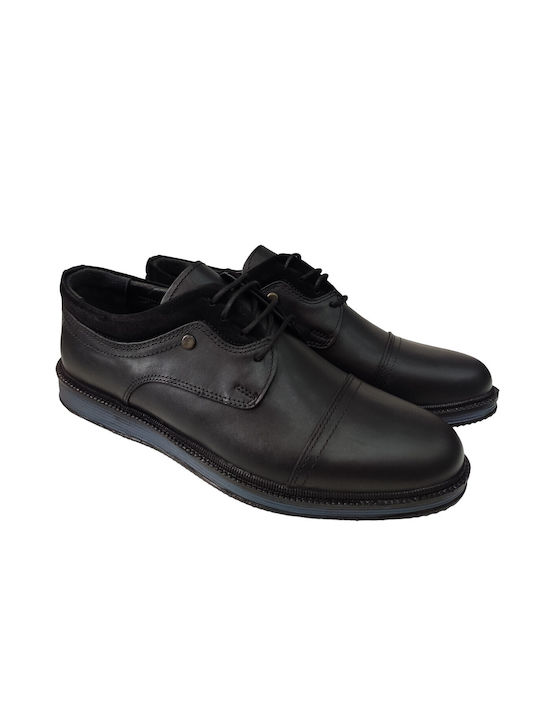 Gale Men's Anatomic Leather Casual Shoes Black