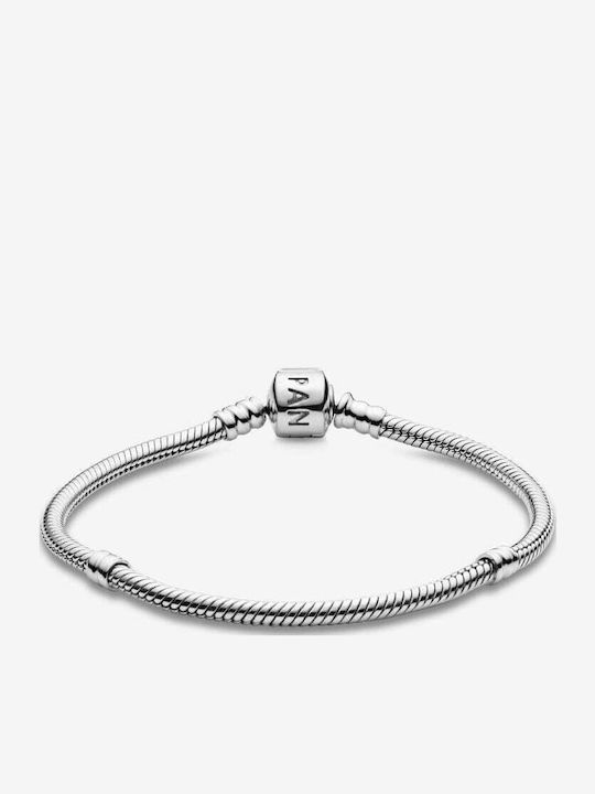 Pandora Γυναικείο Βραχιόλι Αλυσίδα από Ασήμι 19cm