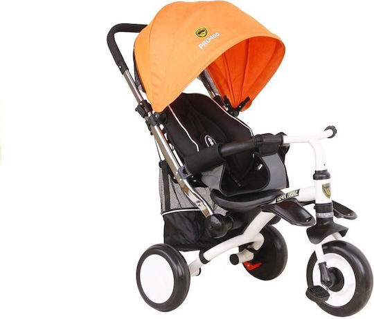 Lean Toys PRO400 Wandelbar mit Elterngriff Orange