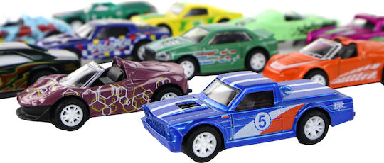 Lean Toys Toy Car Set 1:64 Pull Back for 3+ Years