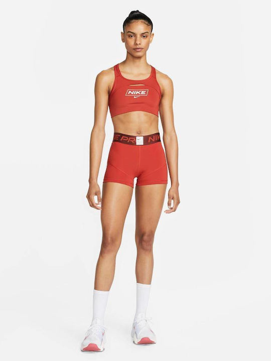 SWOOSH Γυναικείο Μπουστάκι Πορτοκαλί