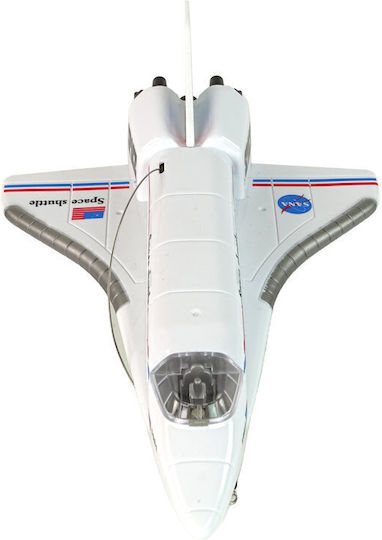 Lean Toys Space Shuttle Remote Controlled Airplane White