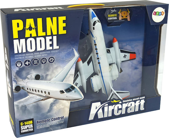 Lean Toys C140-B Радиоуправляемо Самолет Бял