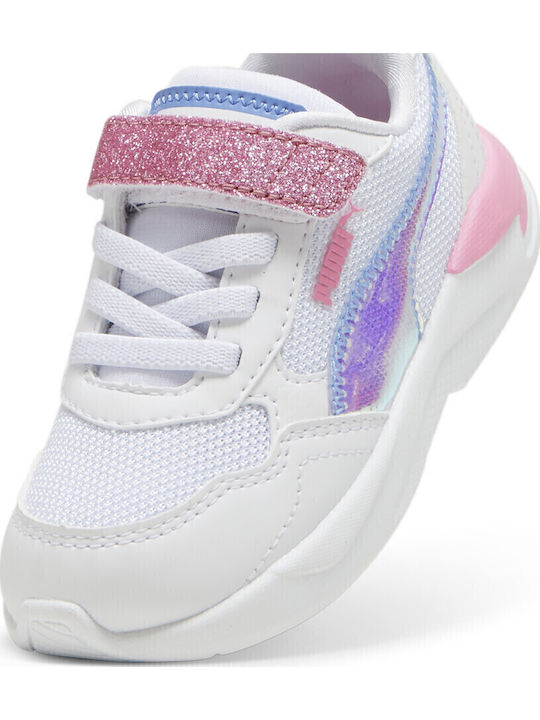 X-ray Speed Lite Kids Sports Shoes Running with Hoop & Loop Closure White