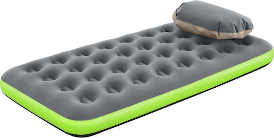 Bestway Aufblasbare Camping-Luftmatratze Einzel mit integrierter Handpumpe 188x99x22cm Grau