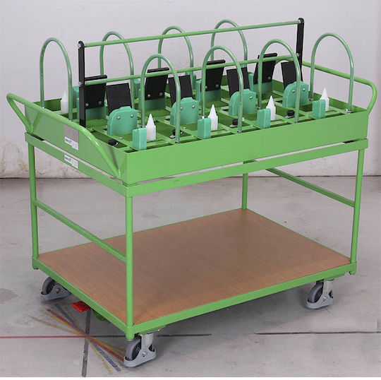 Variofit Transport-Wagen for Load Weight up to 250kg in Blau Color