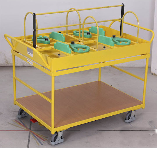 Variofit Transport-Wagen for Load Weight up to 250kg in Blau Color