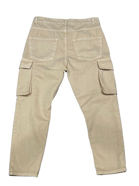 Men's Trousers Cargo Beige