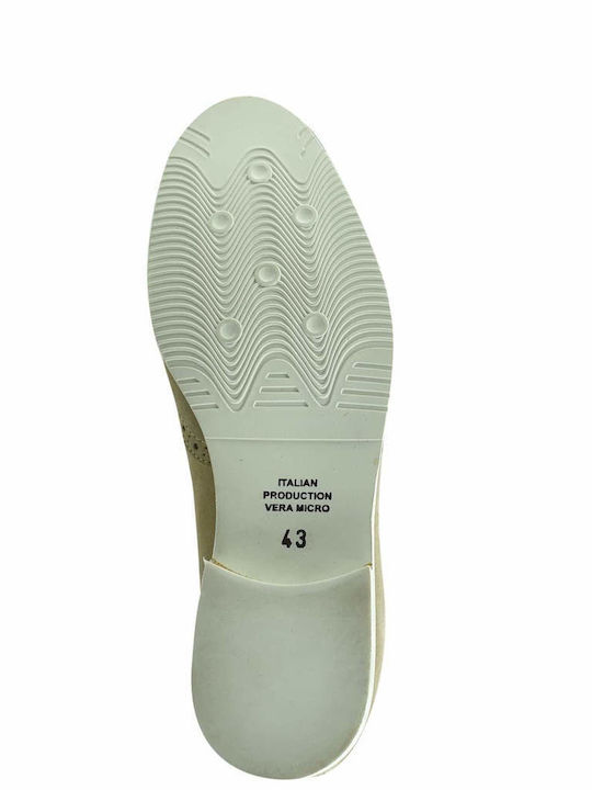 Men's Leather Oxfords Beige