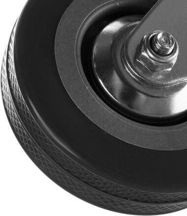Malatec Furniture Wheel made of Metal in Gray Color 6.5x6.5x10cm 4pcs