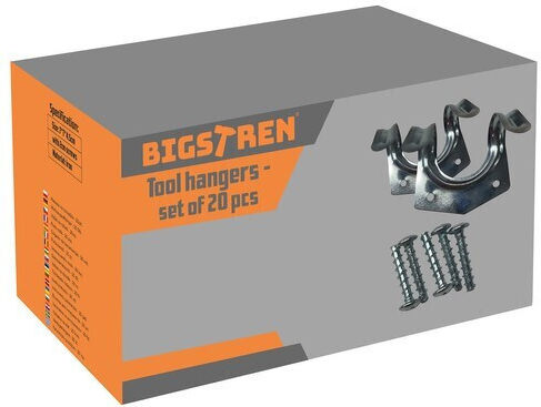 Wandhalterung Aus Metall 2 Haken Silber 20Stücke