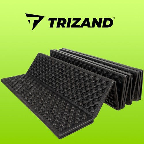 Trizand Foam Single Camping Sleeping Mat 180x60cm Thickness 1cm in Black color
