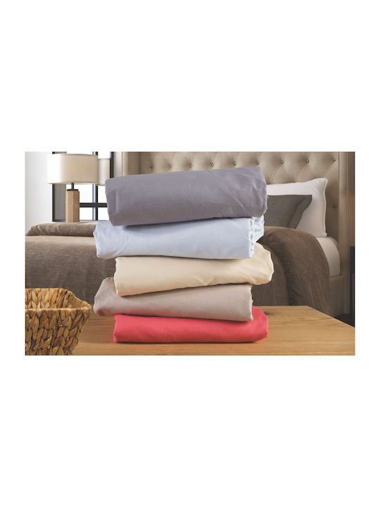 Kipper Cearșaf Super dublu cu Elastic 160x200+32cm. Albastru