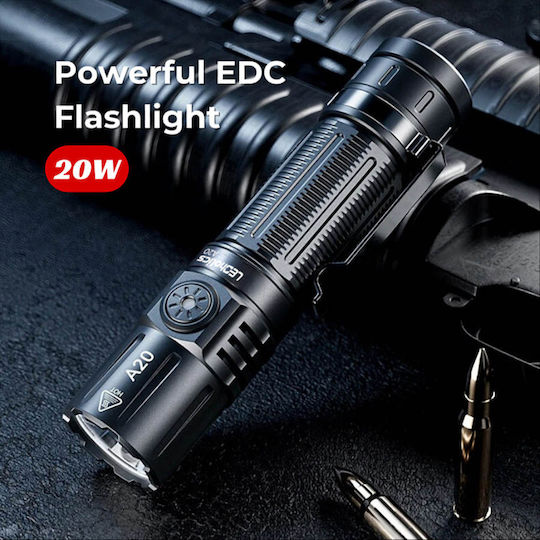 Ledholics Rechargeable Flashlight LED IP54 with Maximum Brightness 1750lm