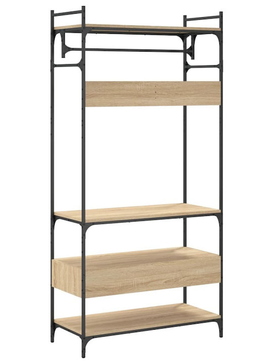 vidaXL Cuier de podea din Lemn Maro 89x39x184.5cm