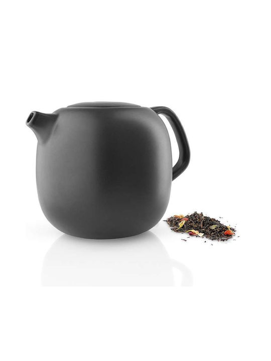 Eva Solo Nordic Teekanne Keramik Schwarz 1000ml