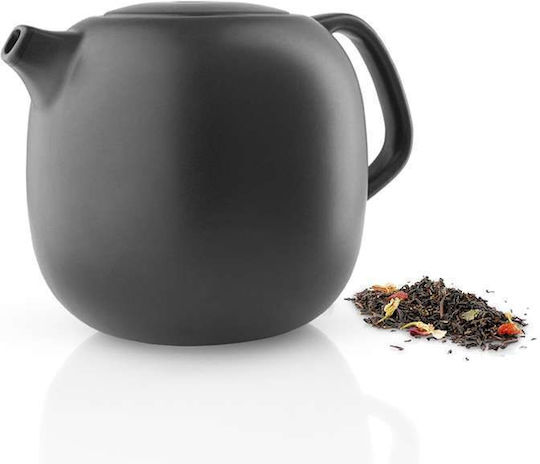 Eva Solo Nordic Teekanne Keramik Schwarz 1000ml
