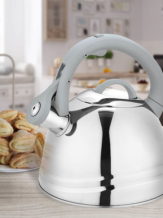 Maestro Βραστήρας Ανοξείδωτος Ασημί 2500ml