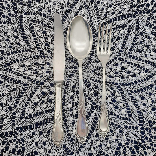 Savvas Design Besteckset Edelstahl Silber 59Stück